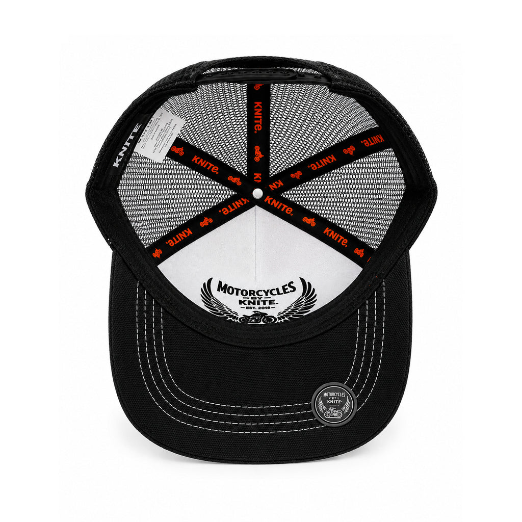 Knite Gorra Moto Milwaukee Black Hombre Motociclista