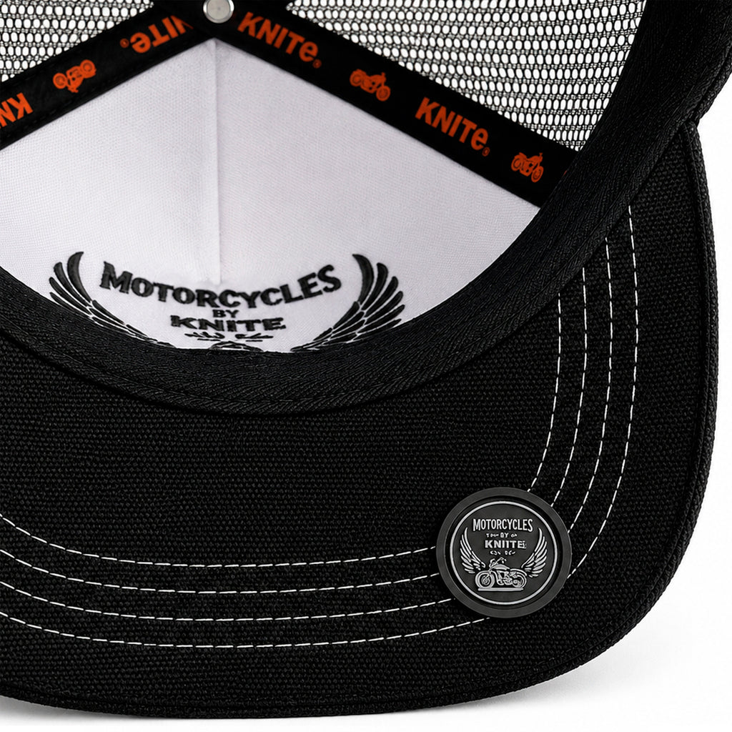 Knite Gorra Moto Milwaukee Black Hombre Motociclista
