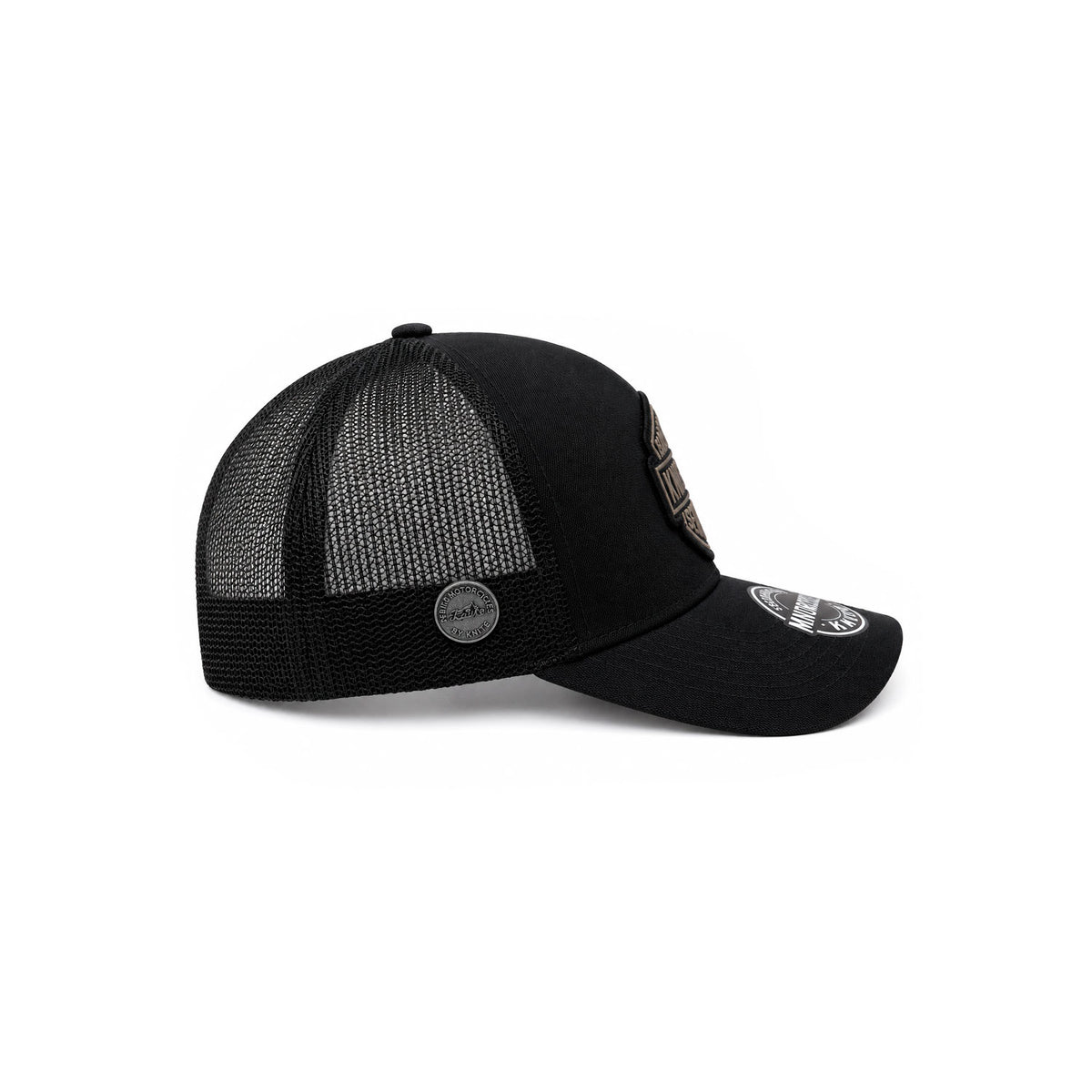 Gorra Knite Night Rod Two Trucker Motociclista Negra