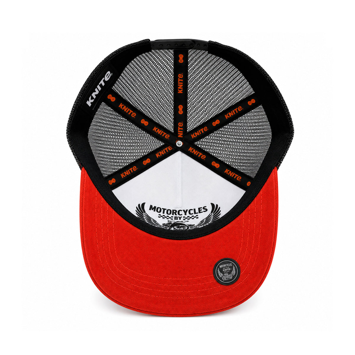 Gorra Knite Moto Lux Hombre Trucker Road Glide Biker Negra