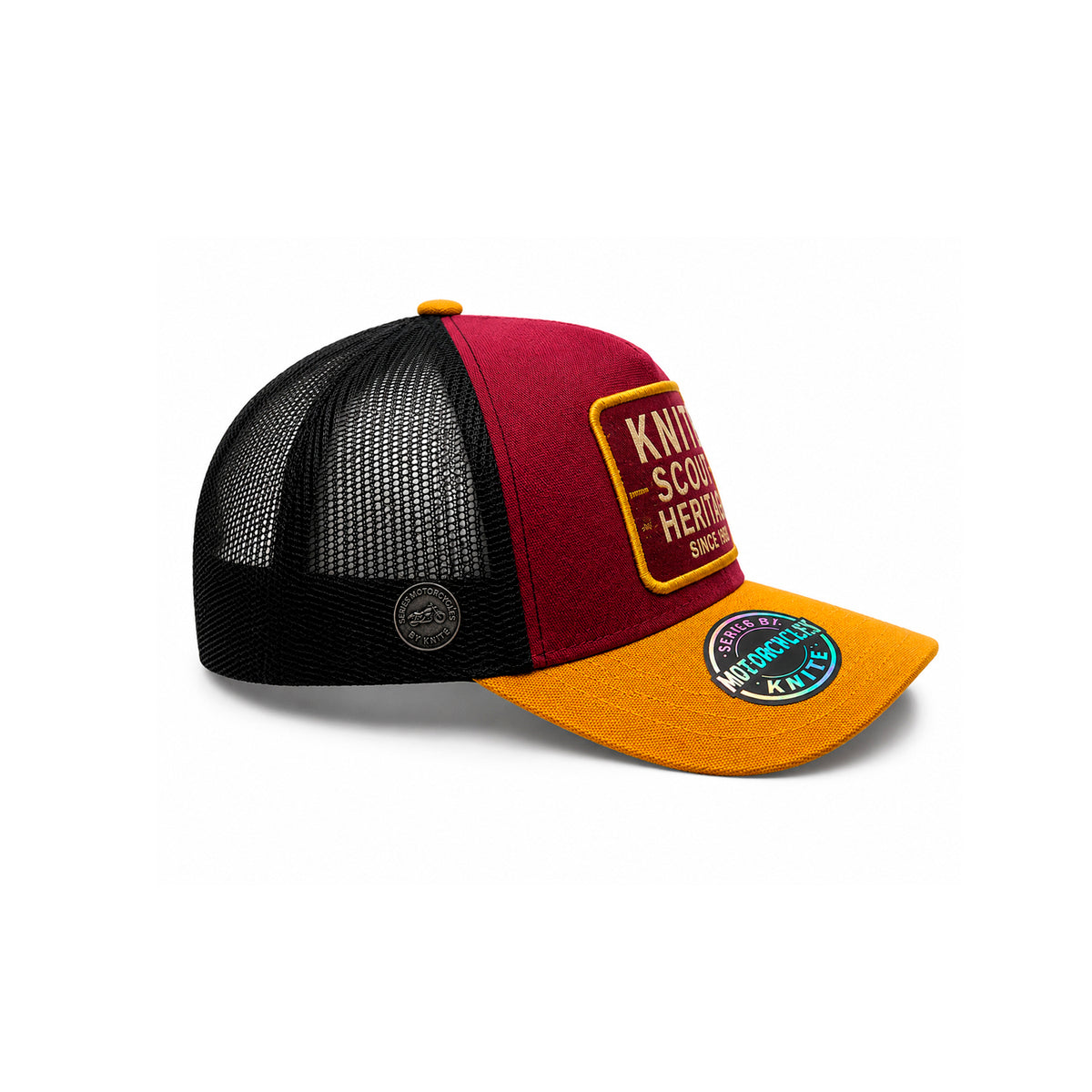 Gorra Knite Moto Lux Hombre Trucker Scout Heritage Vintage
