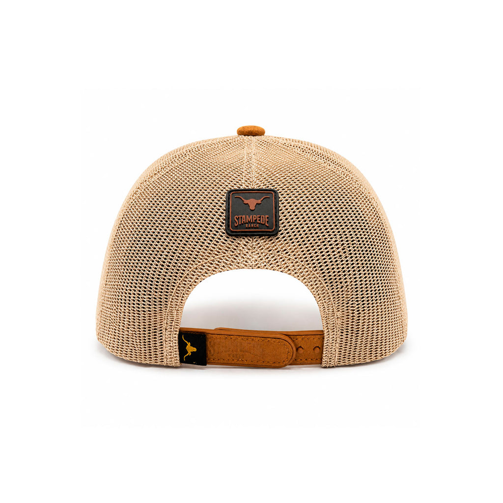 Gorra Trucker Caballero Bull Horns Bordada Livestock verde