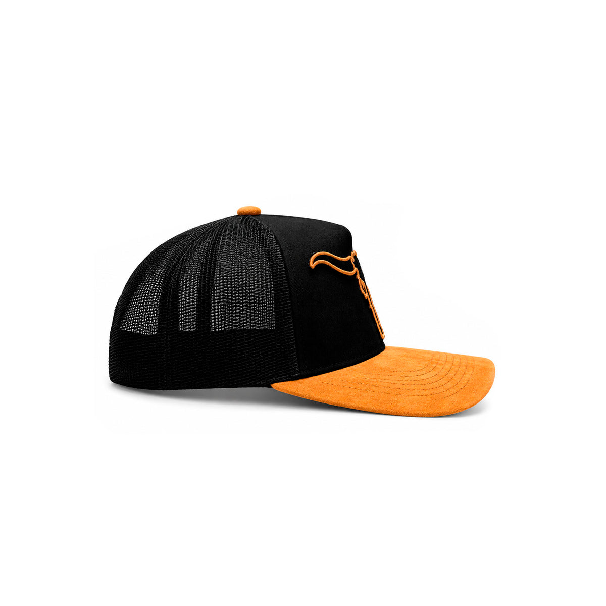 Gorra Trucker Livestock Golden Trail Two Mostaza Ajustable