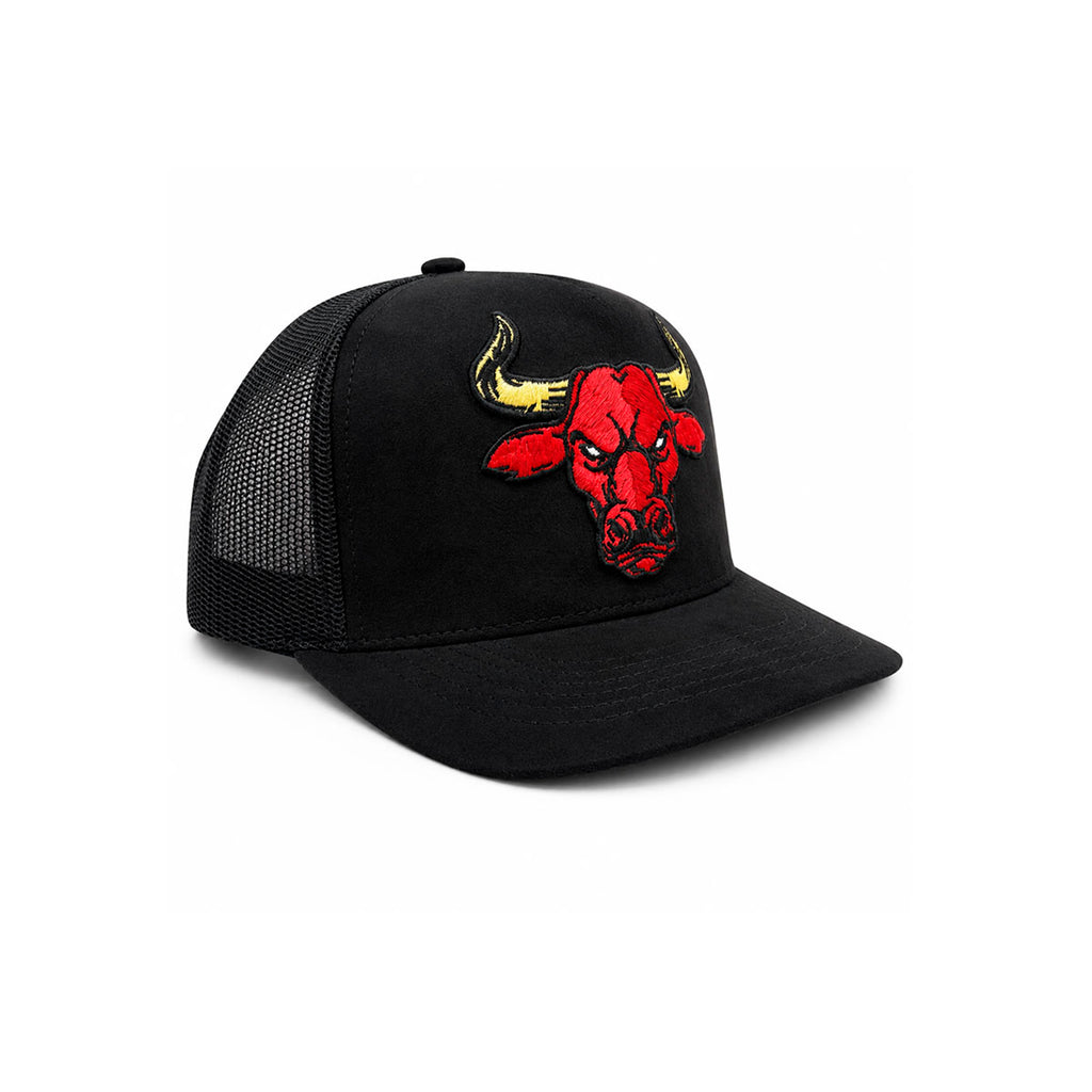 Gorra Trucker Negra Hombre Livestock Mad Bull Original negro