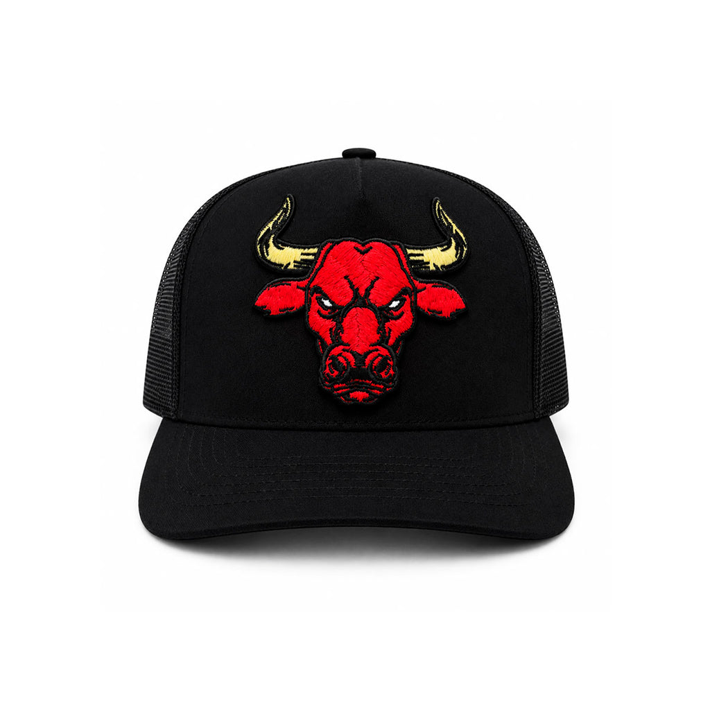 Gorra Trucker Negra Hombre Livestock Mad Bull Original negro