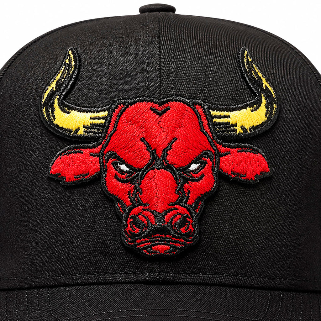 Gorra Trucker Negra Hombre Livestock Mad Bull Original negro