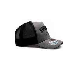 Gorra Trucker Livestock Steel Ranch Cráneo Gris Ajustable