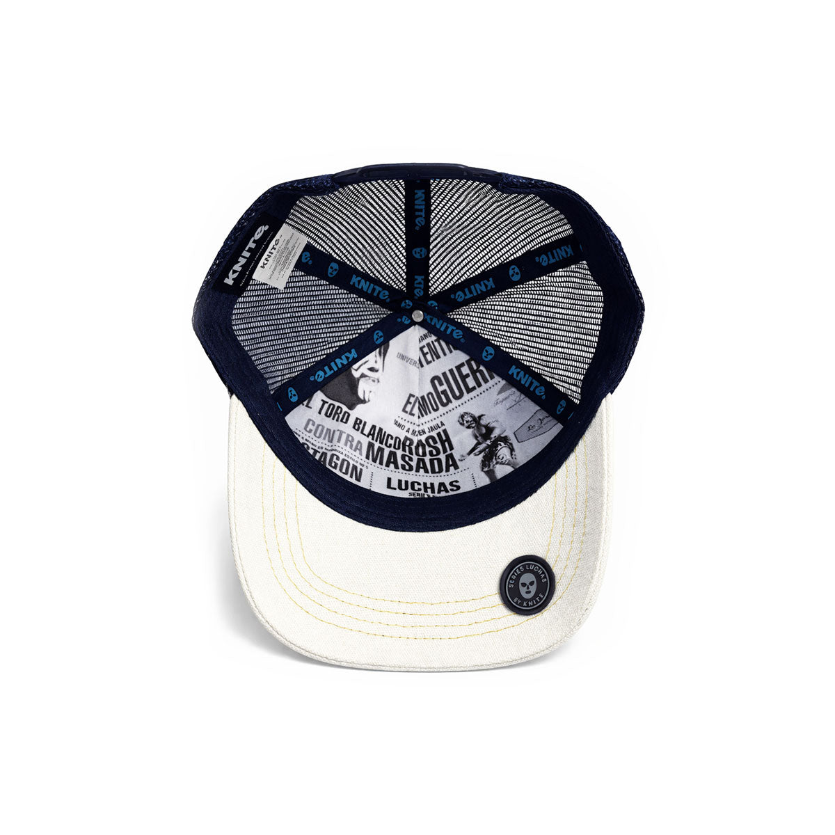 Gorra Trucker Ajustable Lucha Libre Modelo Aqua Máscara