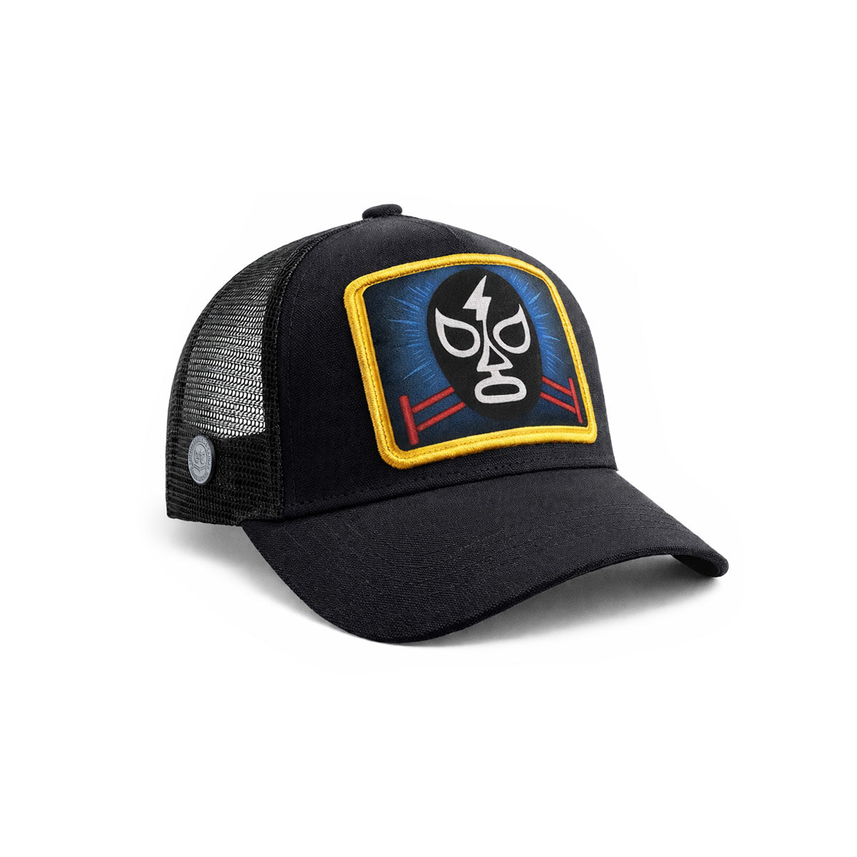 Gorra Trucker Lucha Libre Rayo Máscara Bordada