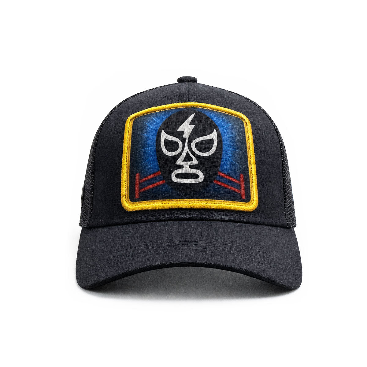 Gorra Trucker Lucha Libre Rayo Máscara Bordada