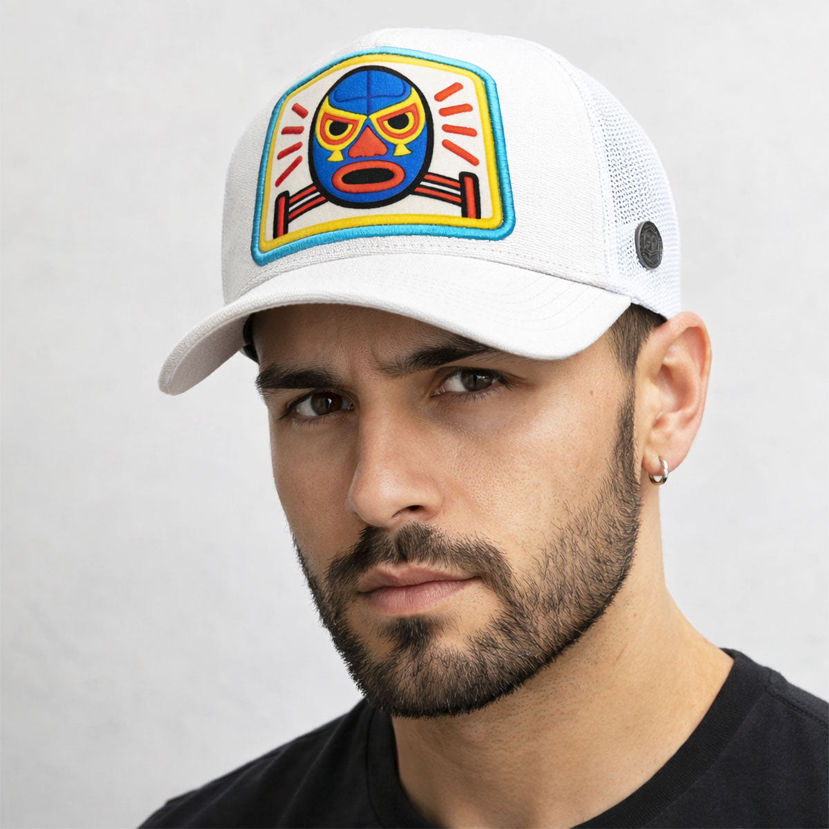 Gorra Trucker Ajustable Lucha Libre Sagrada Máscara