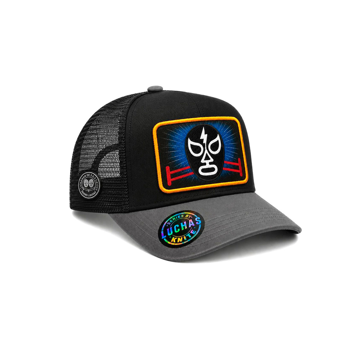 Gorra Trucker Lucha Libre Rayo Máscara Bordada