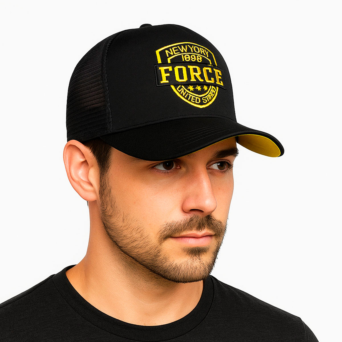 Gorra Trucker Knite Force New York Bordado 3D