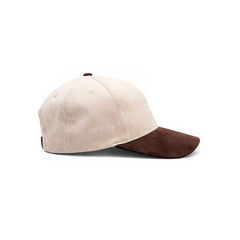 Gorra Pana Corduroy Visera Gamuza Ajustable Diseño Híbrido