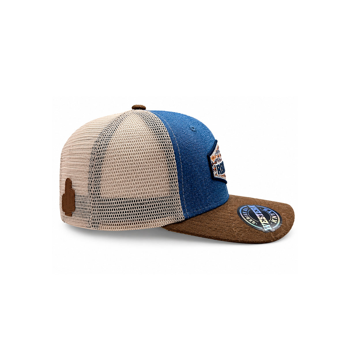Gorra Knite Buffalo West Azul Hombre Malla Transpirable