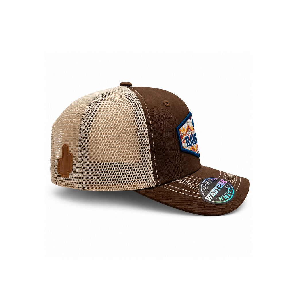 Gorra Knite Buffalo West Azul Hombre Malla Transpirable