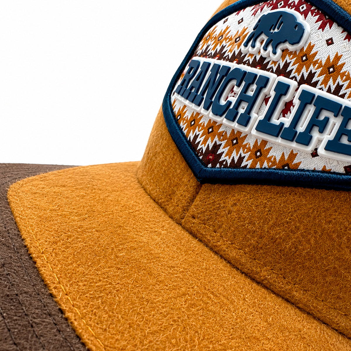 Gorra Knite Buffalo West Azul Hombre Malla Transpirable
