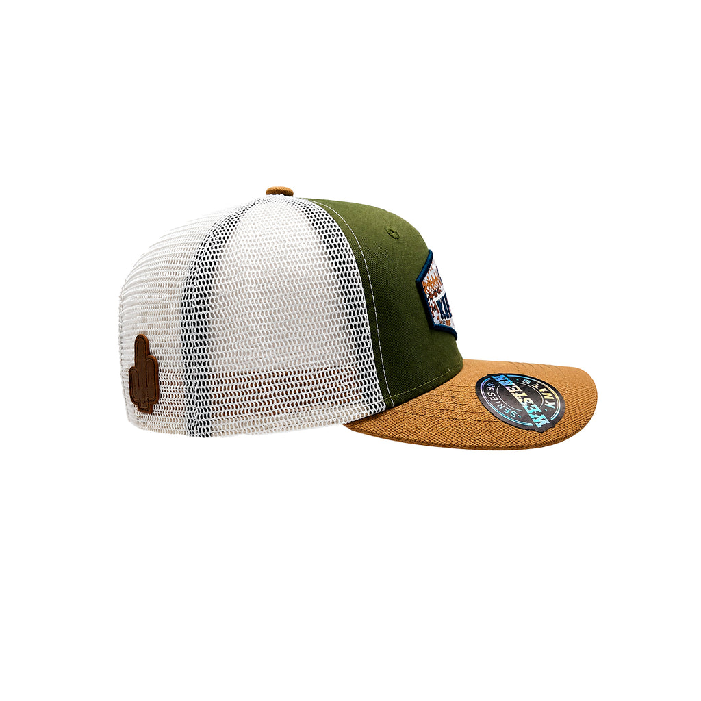 Gorra Knite Buffalo West Azul Hombre Malla Transpirable