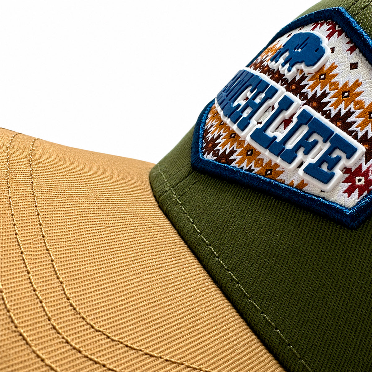 Gorra Knite Buffalo West Azul Hombre Malla Transpirable