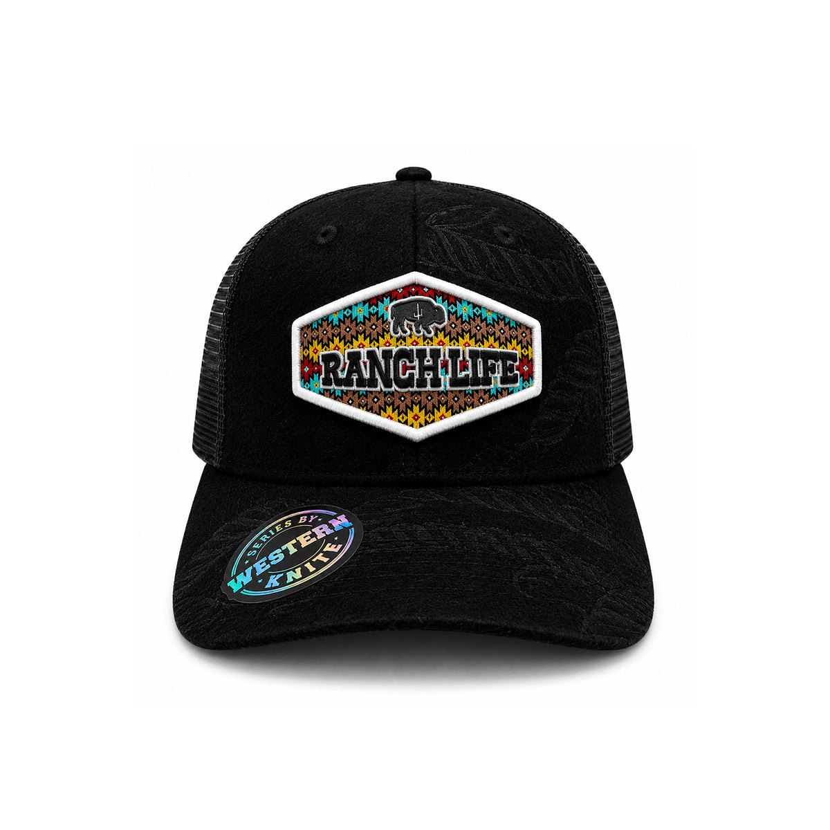 Gorra Knite Buffalo West Blanco Hombre Malla Transpirable