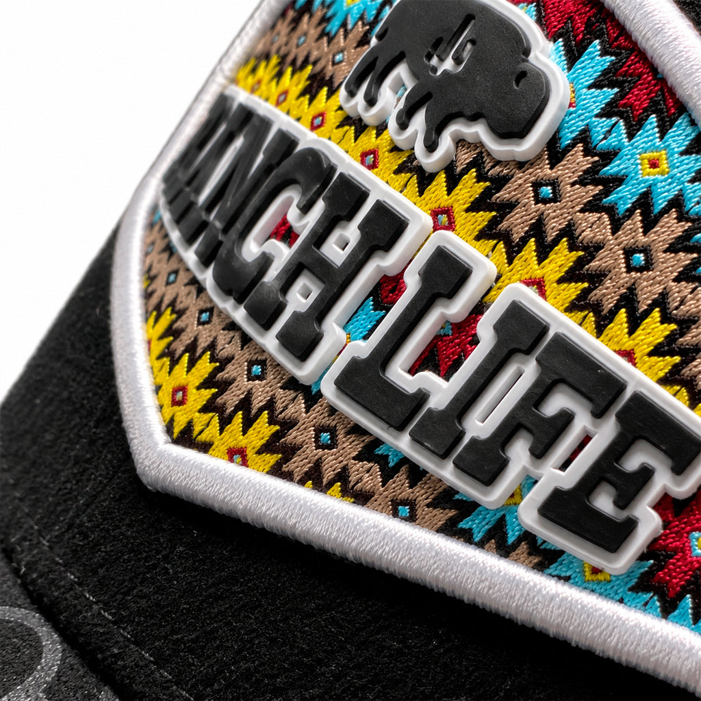 Gorra Knite Buffalo West Blanco Hombre Malla Transpirable