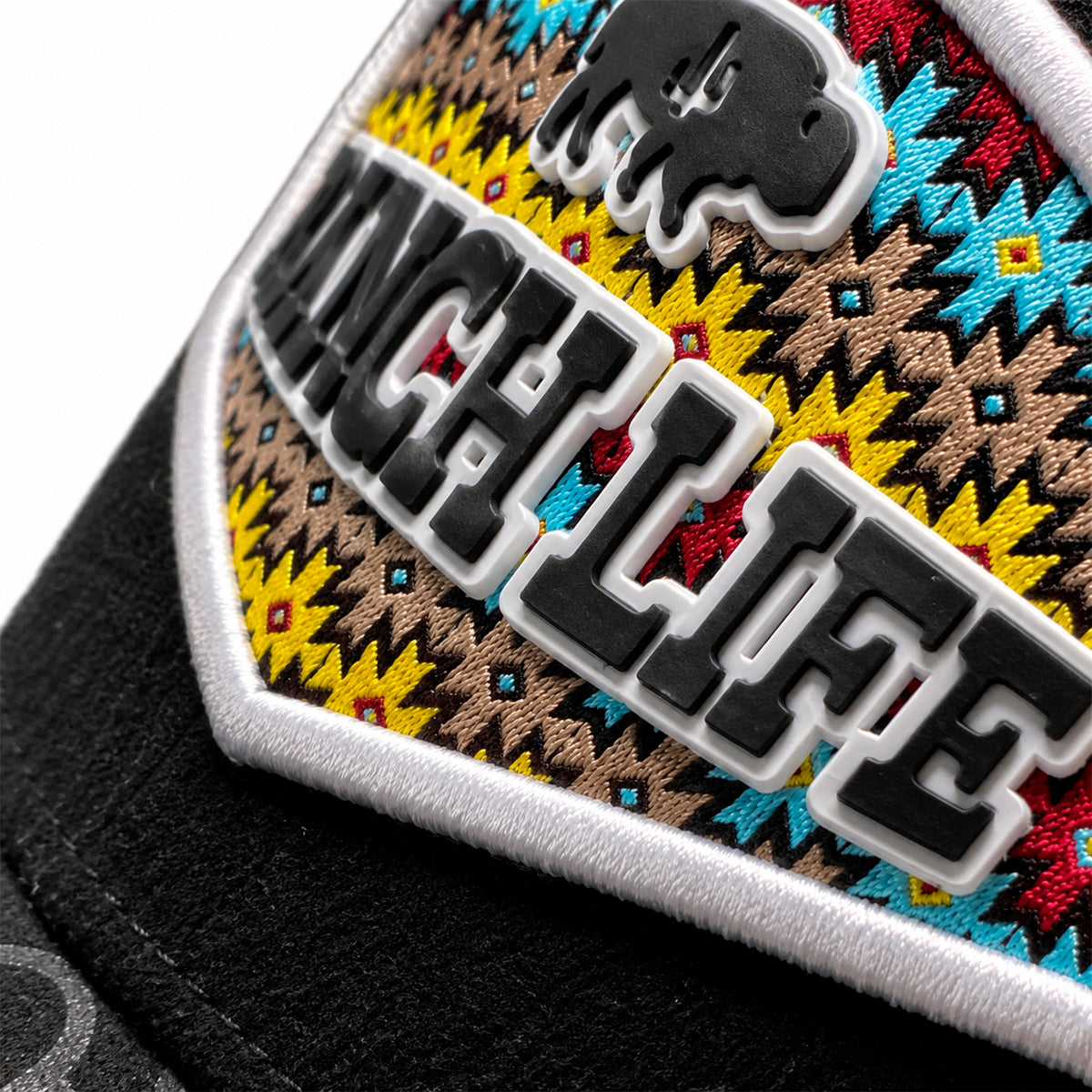 Gorra Knite Buffalo West Blanco Hombre Malla Transpirable