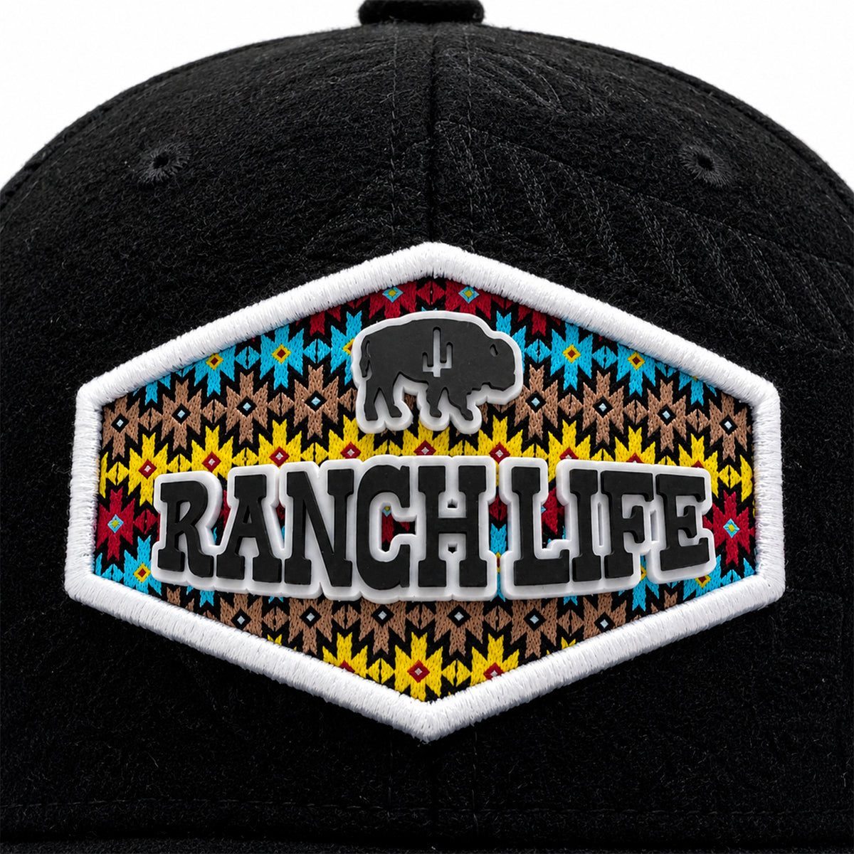 Gorra Knite Buffalo West Blanco Hombre Malla Transpirable
