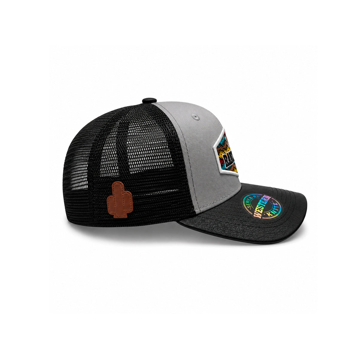 Gorra Knite Buffalo West Blanco Hombre Malla Transpirable