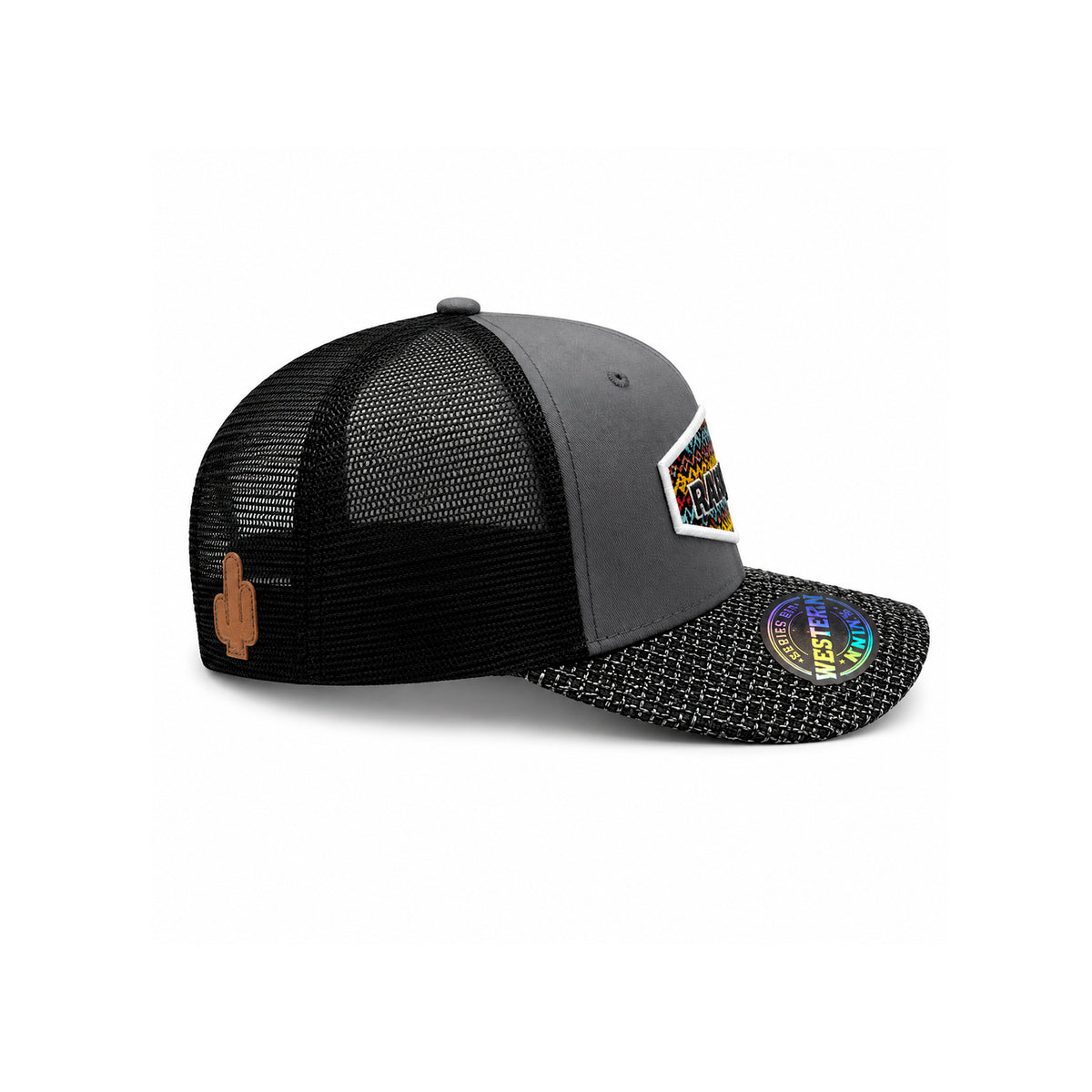Gorra Knite Buffalo West Blanco Hombre Malla Transpirable