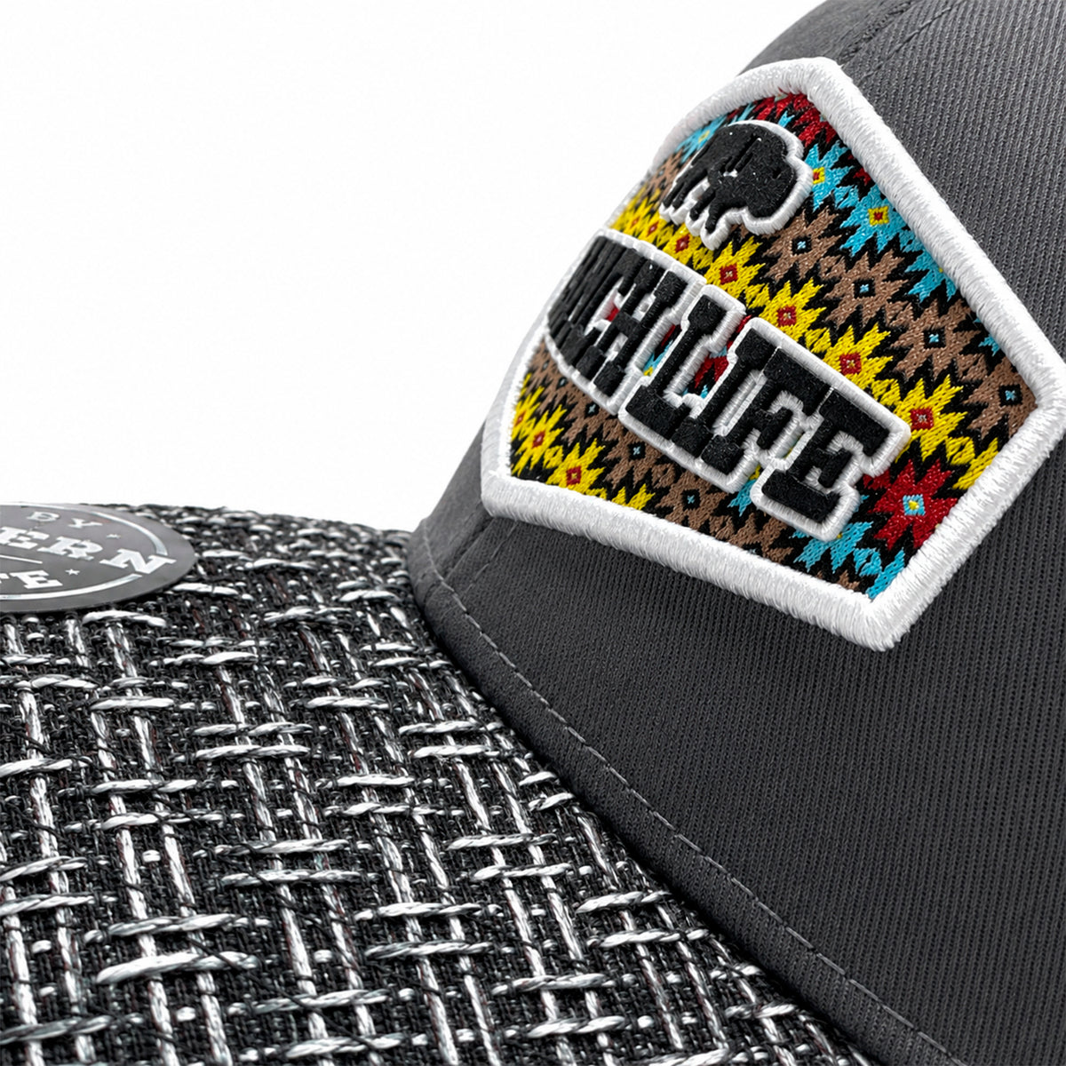 Gorra Knite Buffalo West Blanco Hombre Malla Transpirable
