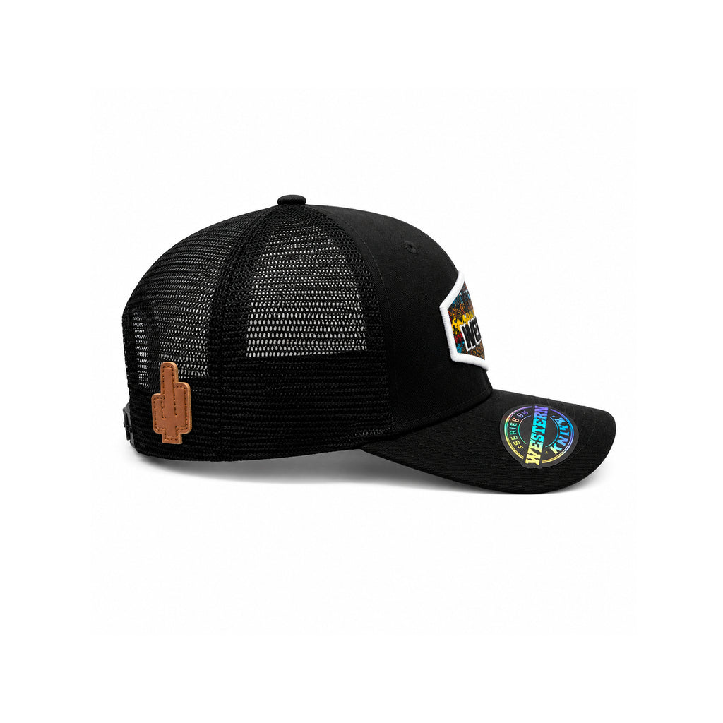 Gorra Knite Buffalo West Blanco Hombre Malla Transpirable