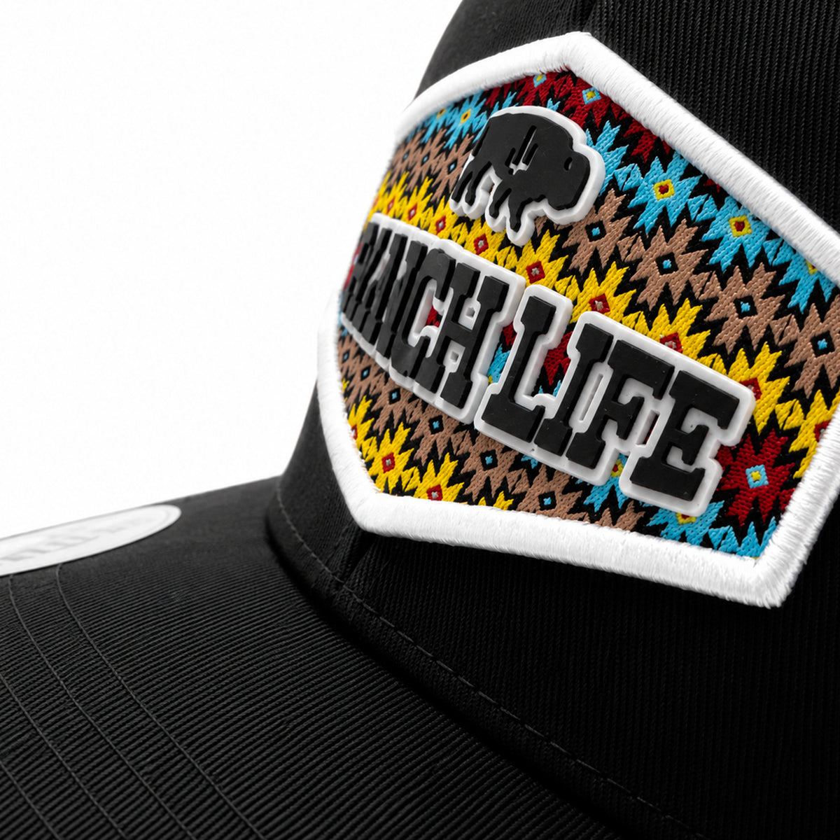 Gorra Knite Buffalo West Blanco Hombre Malla Transpirable