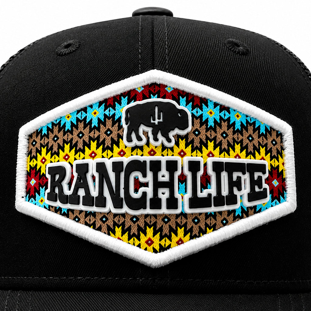 Gorra Knite Buffalo West Blanco Hombre Malla Transpirable