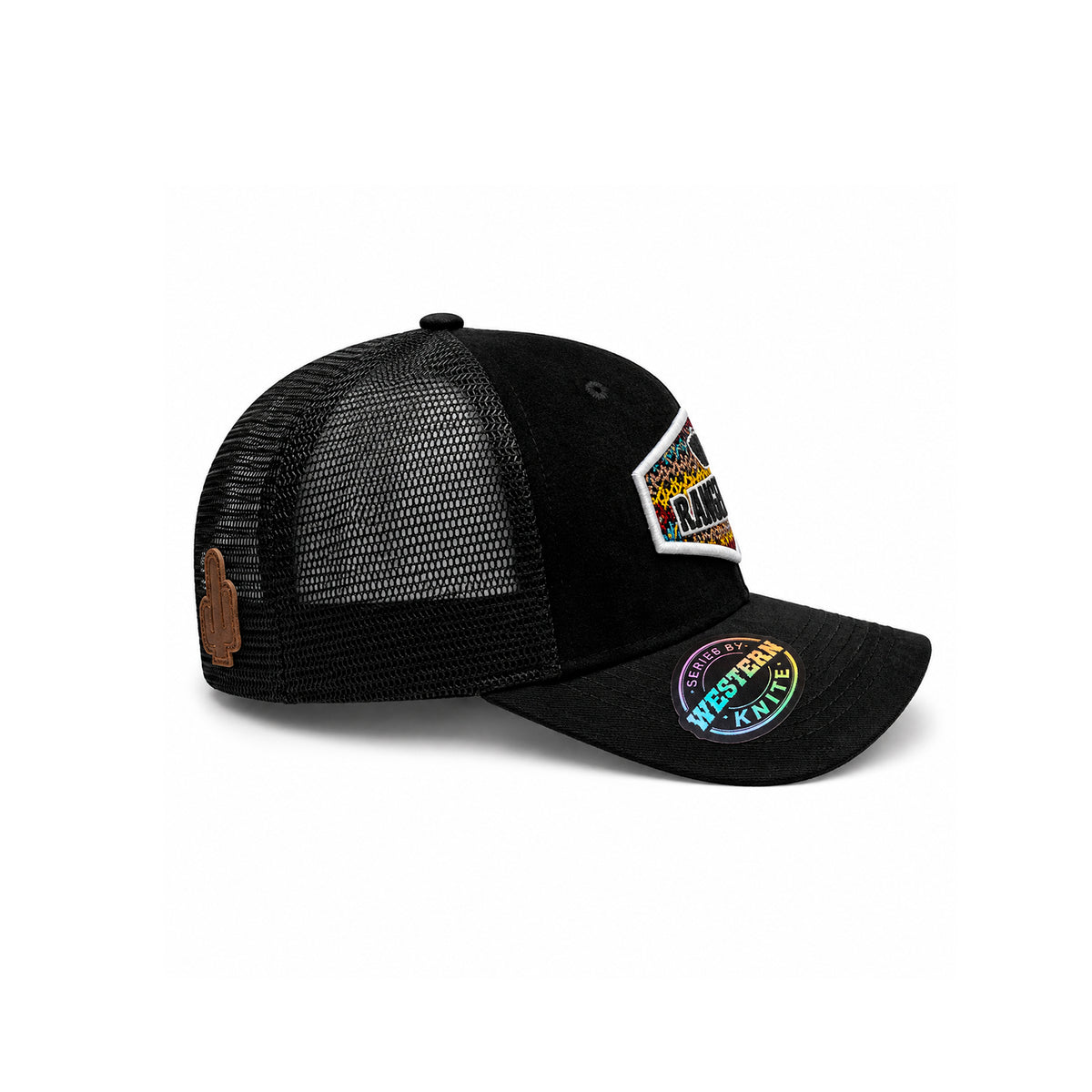 Gorra Knite Buffalo West Blanco Hombre Malla Transpirable
