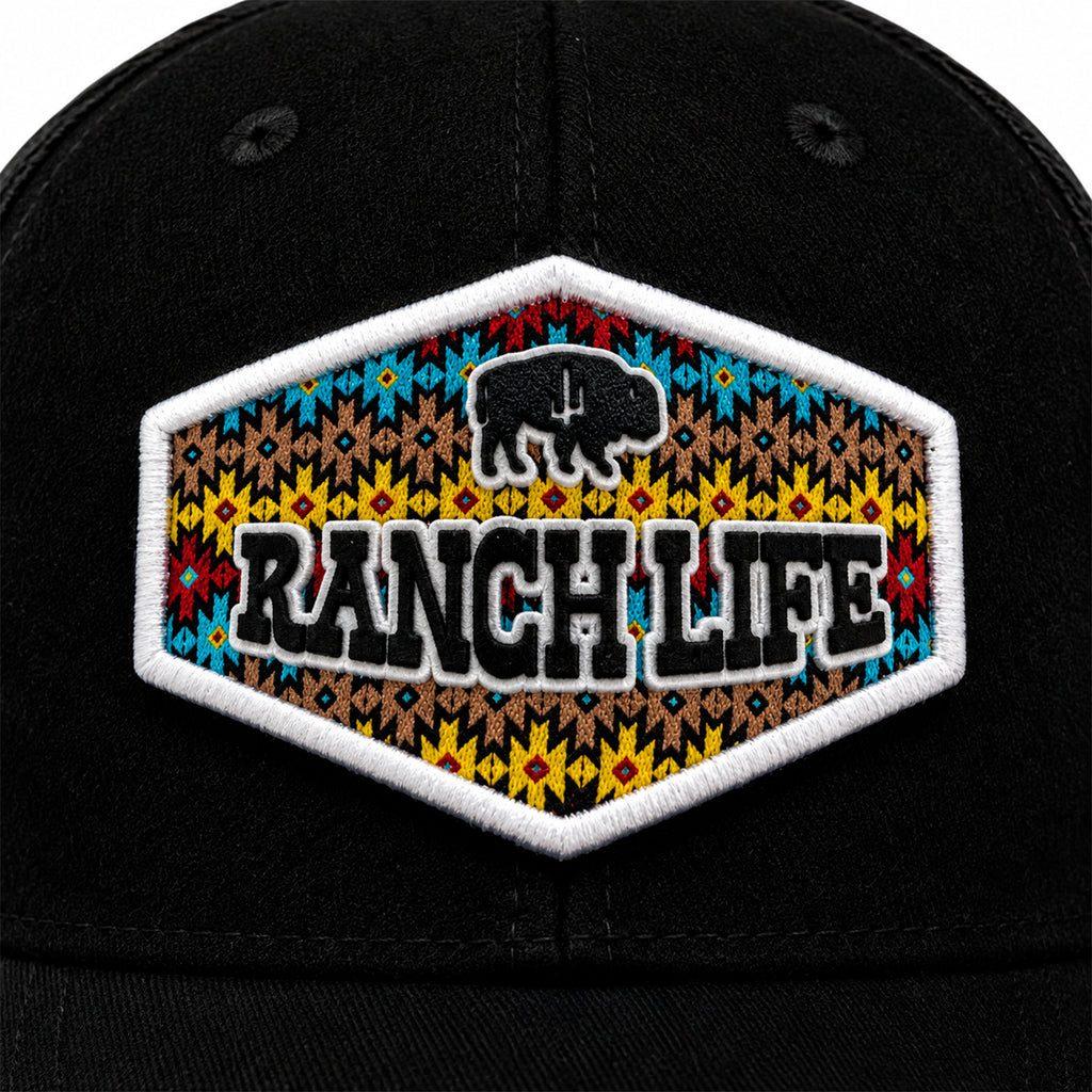 Gorra Knite Buffalo West Blanco Hombre Malla Transpirable