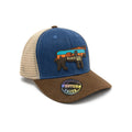 Gorra Hombre Knite Desert Longhorn Trucker Marron Vaquera