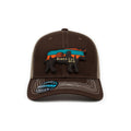Gorra Hombre Knite Desert Longhorn Trucker Marron Vaquera