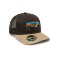 Gorra Hombre Knite Desert Longhorn Trucker Marron Vaquera
