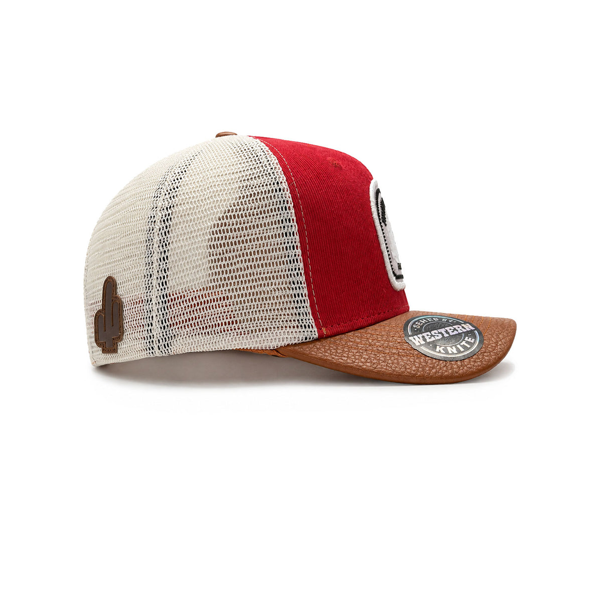 Gorra Hombre Knite Desert Rider Ranch Trucker Blanco Vaquera