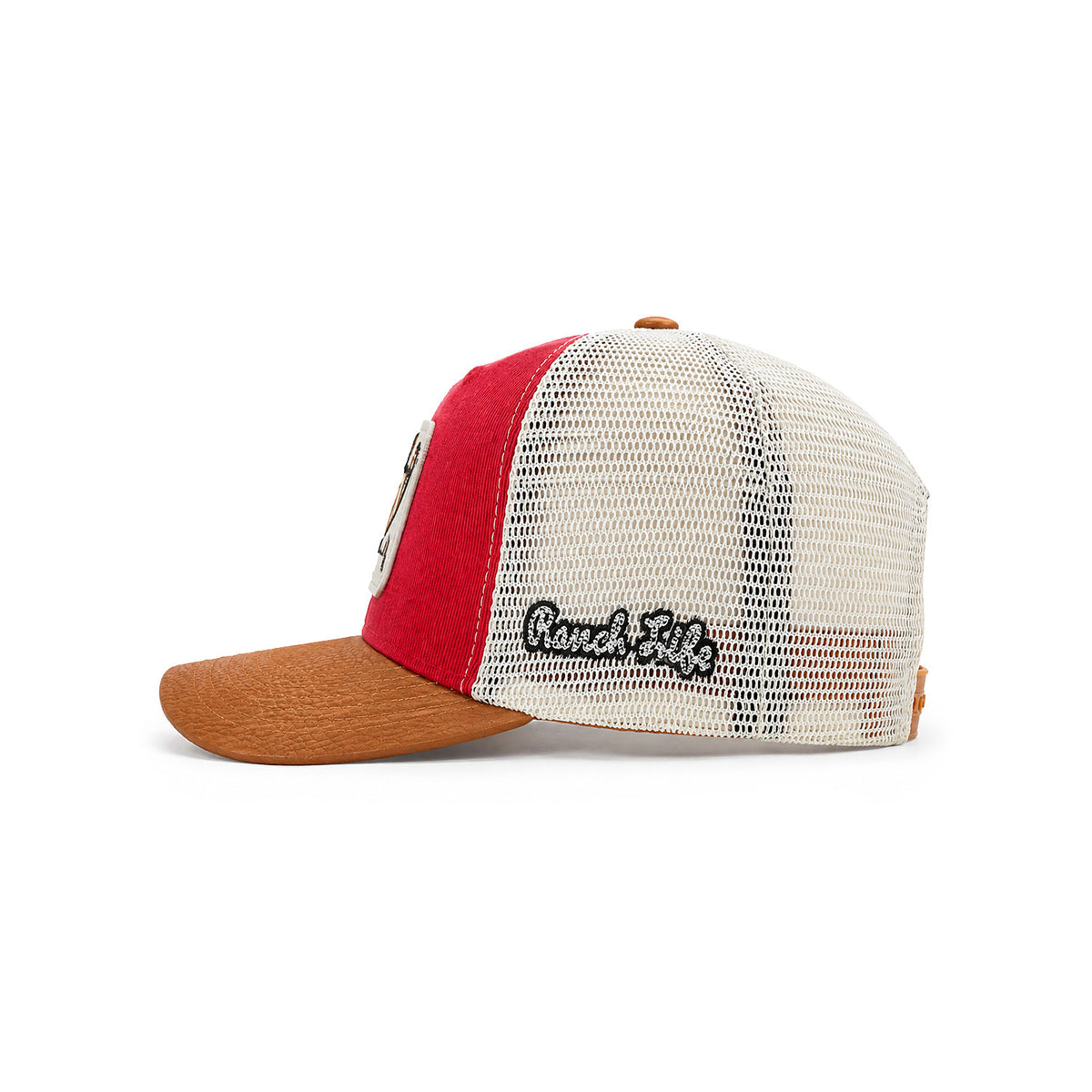 Gorra Hombre Knite Desert Rider Ranch Trucker Blanco Vaquera
