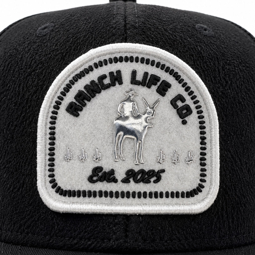 Gorra Hombre Knite Desert Rider Ranch Trucker Blanco Vaquera