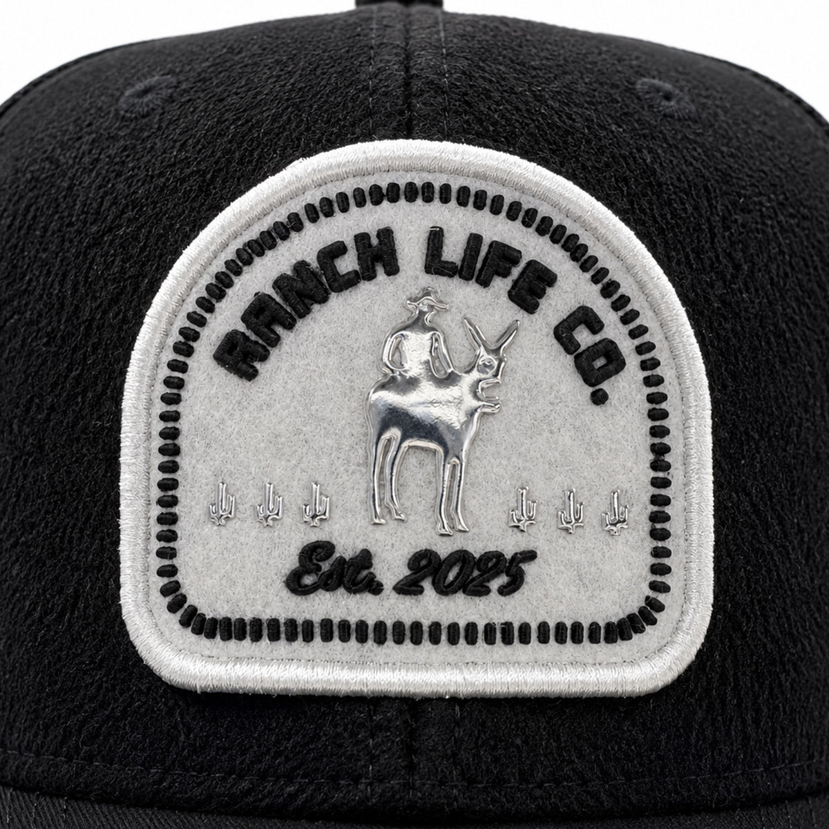 Gorra Hombre Knite Desert Rider Ranch Trucker Blanco Vaquera