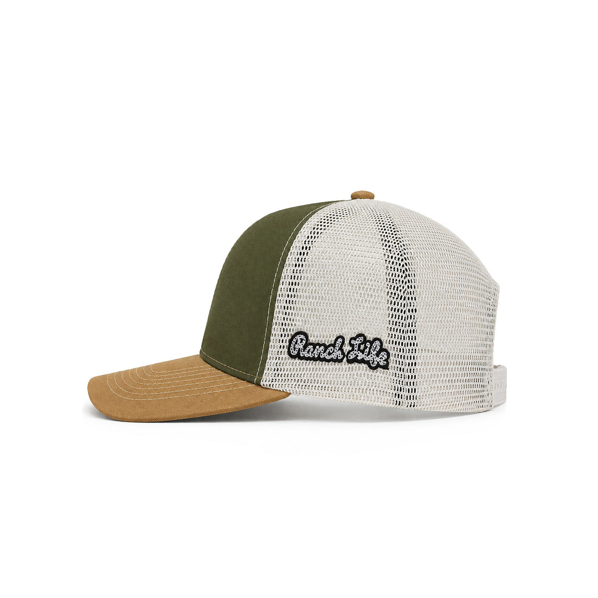 Gorra Hombre Knite Desert Rider Ranch Trucker Blanco Vaquera