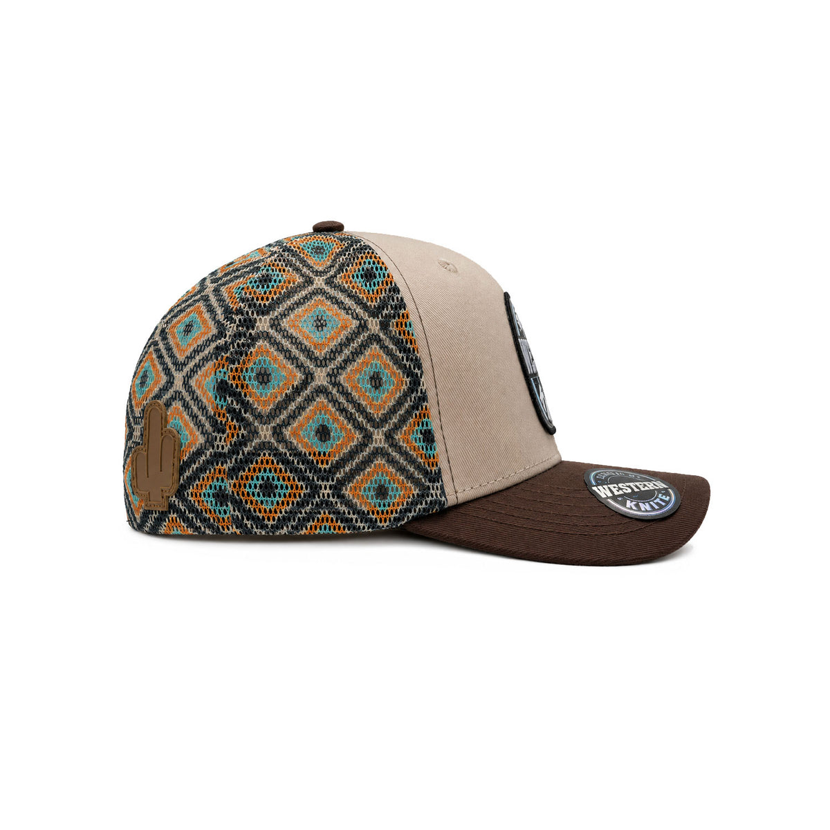 Gorra Hombre Knite Desert Rider Ranch Trucker Negro Vaquera