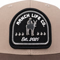 Gorra Hombre Knite Desert Rider Ranch Trucker Negro Vaquera