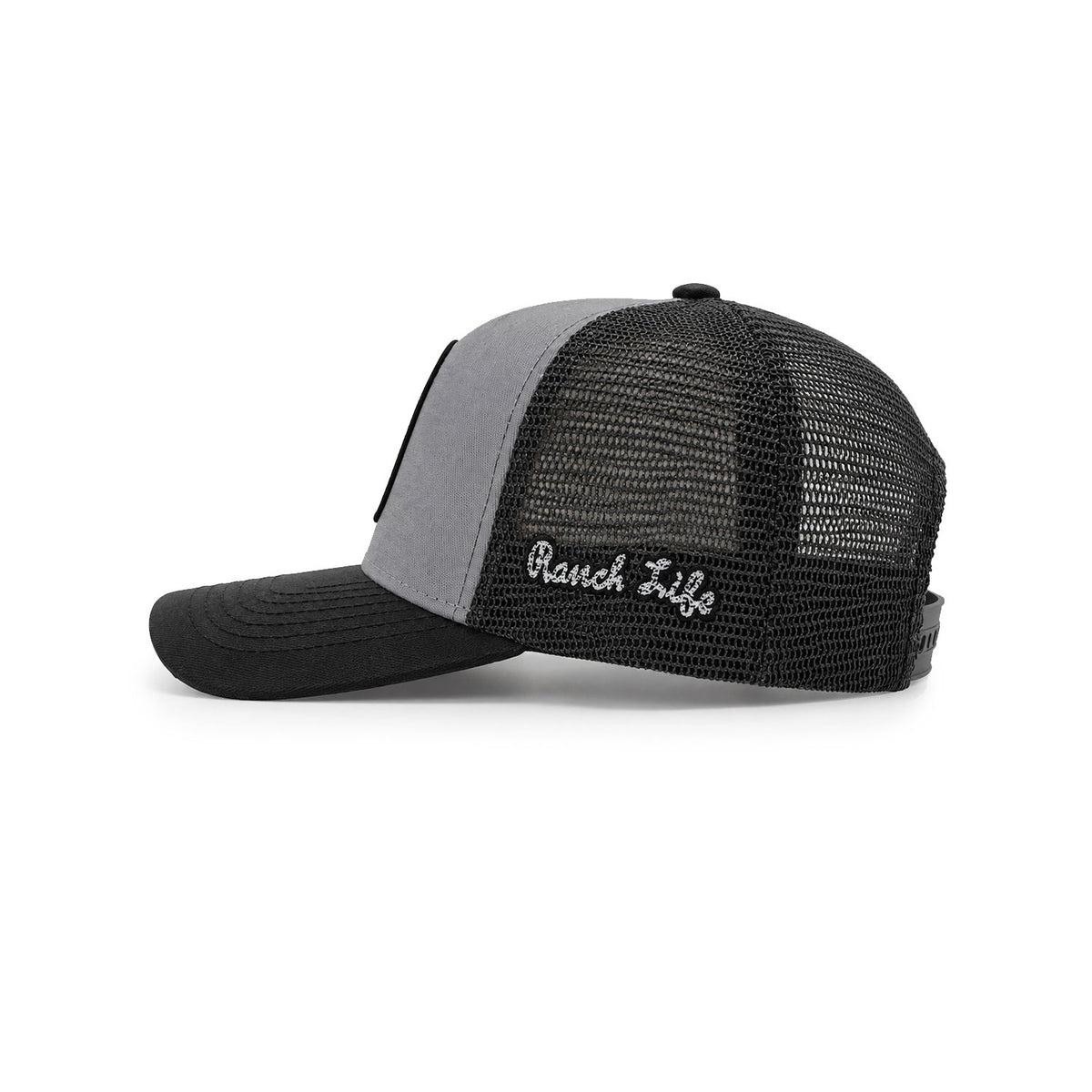 Gorra Hombre Knite Desert Rider Ranch Trucker Negro Vaquera