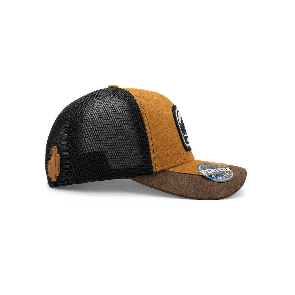 Gorra Hombre Knite Desert Rider Ranch Trucker Negro Vaquera