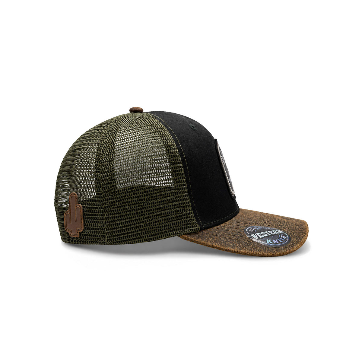 Gorra Hombre Knite Desert Rider Ranch Trucker Negro Vaquera