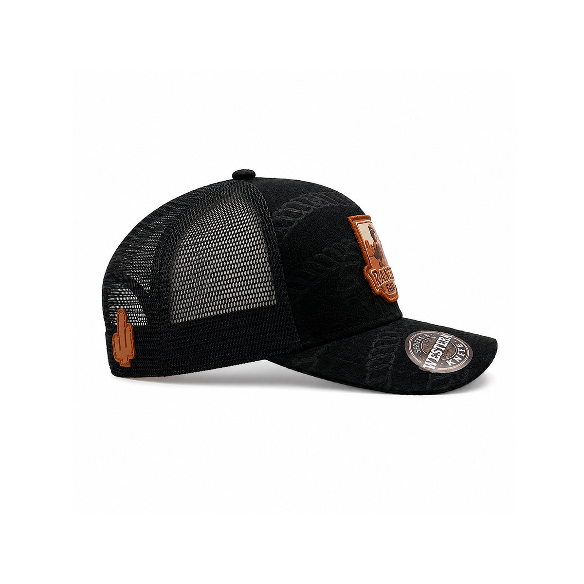 Gorra Knite Ranch Rodeo Marron Hombre Malla Transpirable