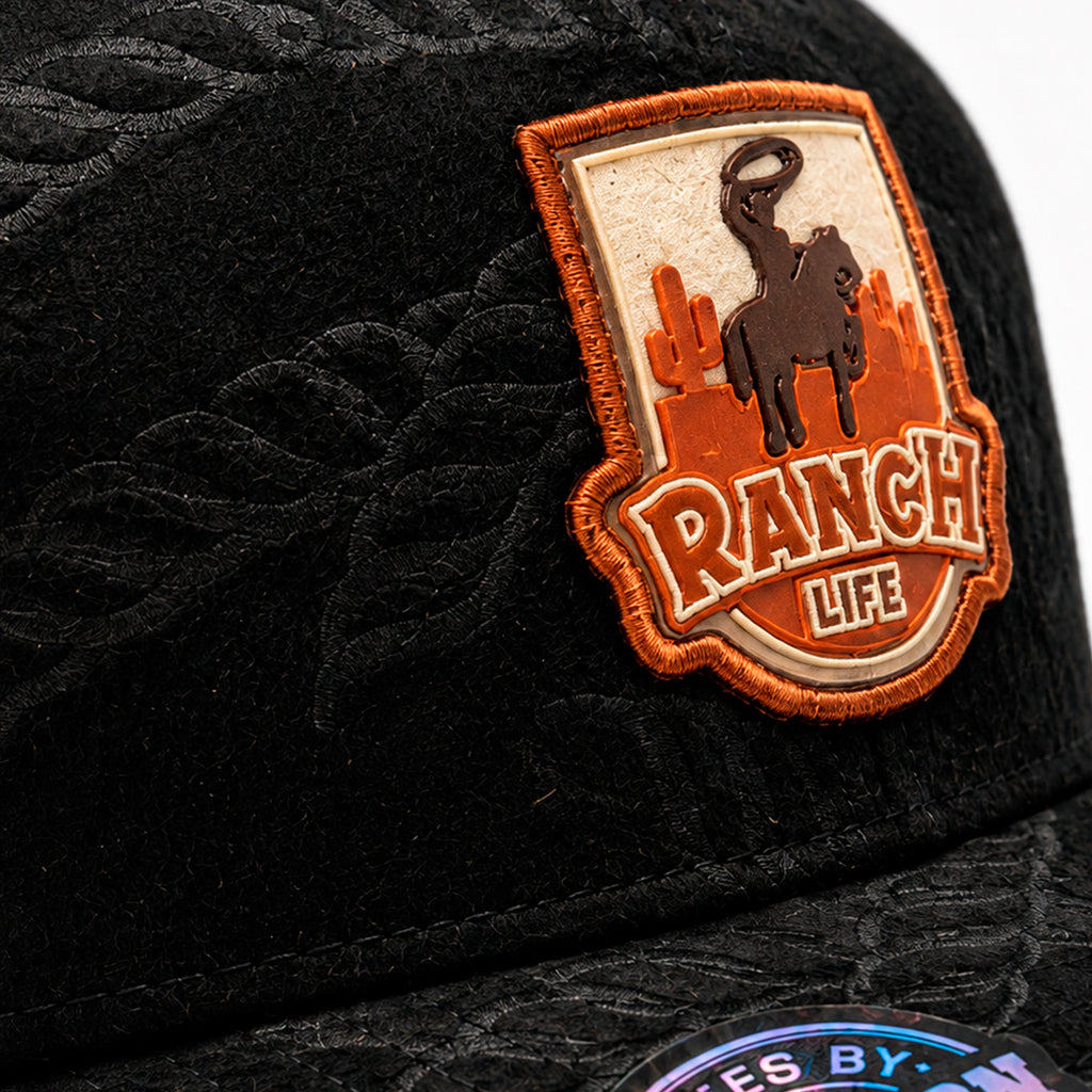 Gorra Knite Ranch Rodeo Marron Hombre Malla Transpirable